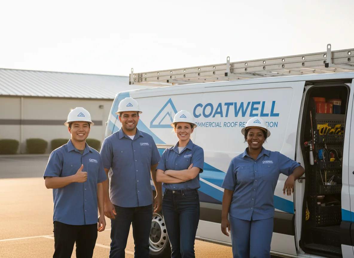 Commercial roof coating company in Sheldon, MO